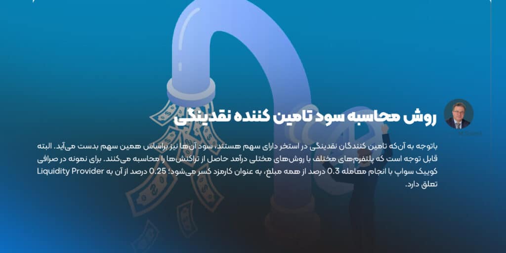 روش محاسبه سود تامین کننده نقدینگی